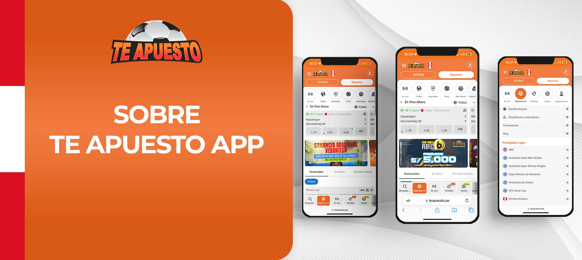 Te Apuesto app Apuesta desde Perú con tu móvil sin complicaciones