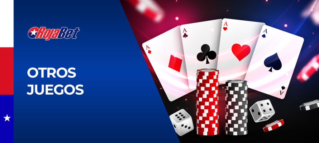 Casino y otros juegos en la aplicación móvil de Rojabet para Android