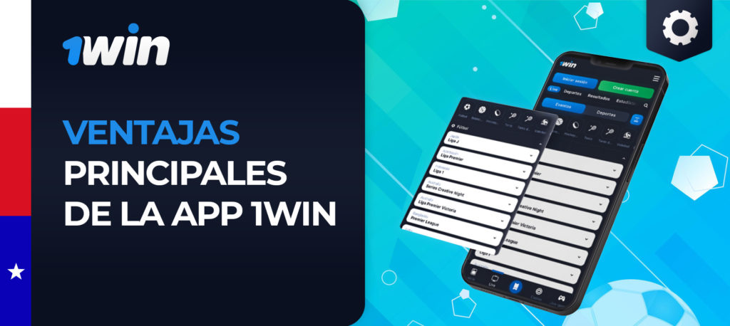 Características de la aplicación móvil de 1win en Chile