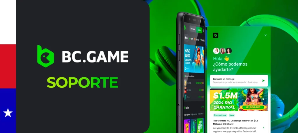 Atención al cliente en la plataforma de apuestas BC Game en Chile