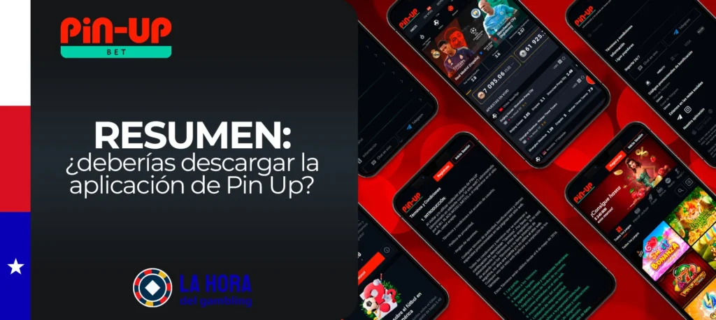 Conclusiones sobre la aplicación móvil Pin-Up en Chile 