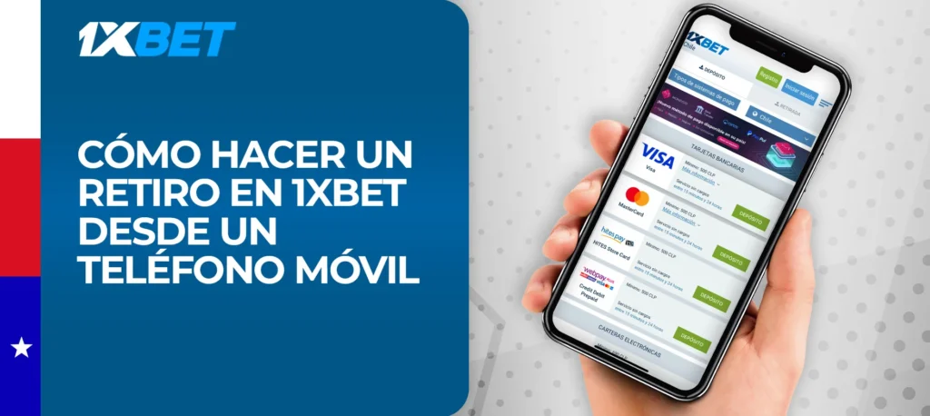 Instrucciones para retirar dinero a través de la aplicación móvil de 1xBet