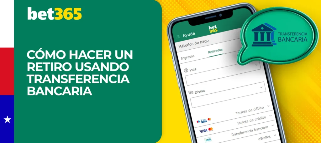 Cómo retirar dinero con Transferencia Bancaria de Bet365