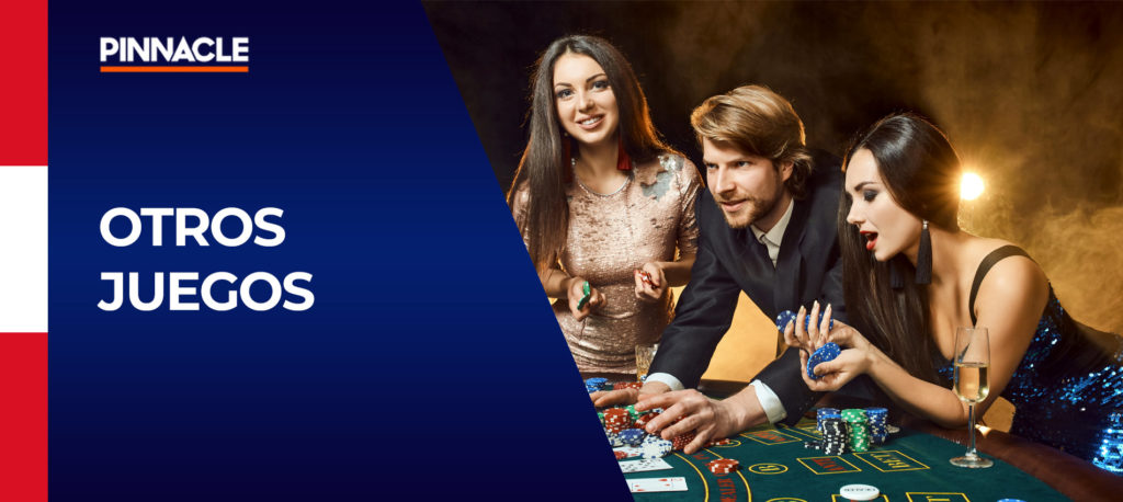 Casino y otros juegos de azar en la aplicación móvil de Pinnacle