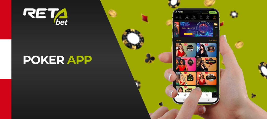 Póquer y otros juegos de cartas en la aplicación móvil Retabet para Android 