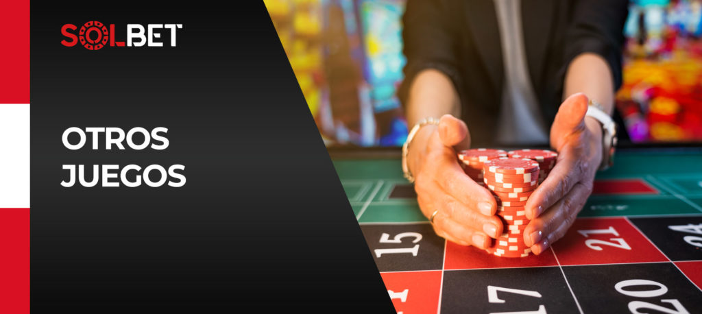 Casino y otros juegos de azar en la casa de apuestas Solbet