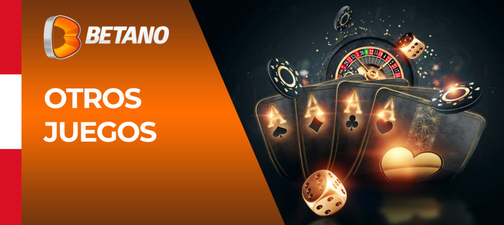Casino y otros juegos en Betano