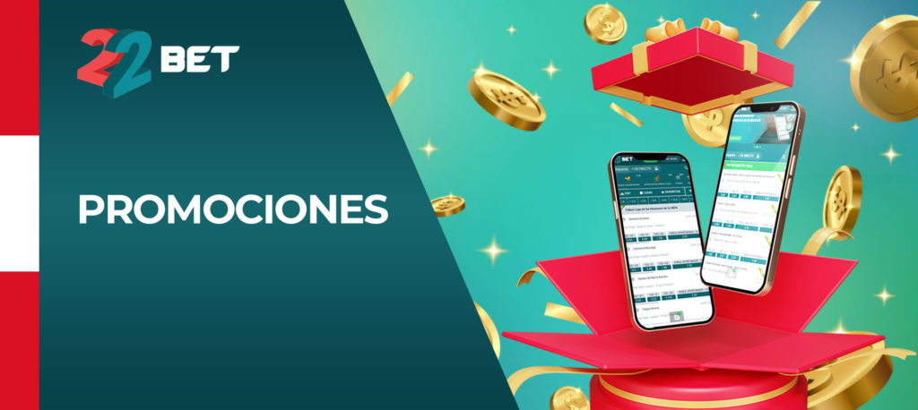 Todos los bonos y promociones para usuarios nuevos y experimentados en 22bet Peru