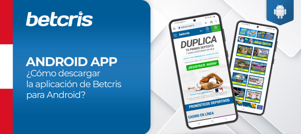 Instrucciones paso a paso para instalar la aplicación móvil de Betcris para Android