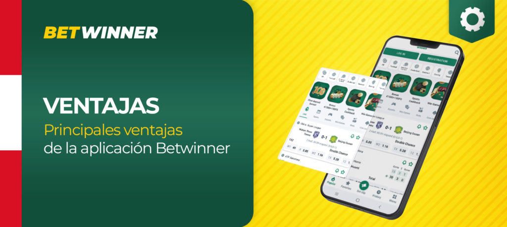 Características de la aplicación móvil de Betwinner en Perú