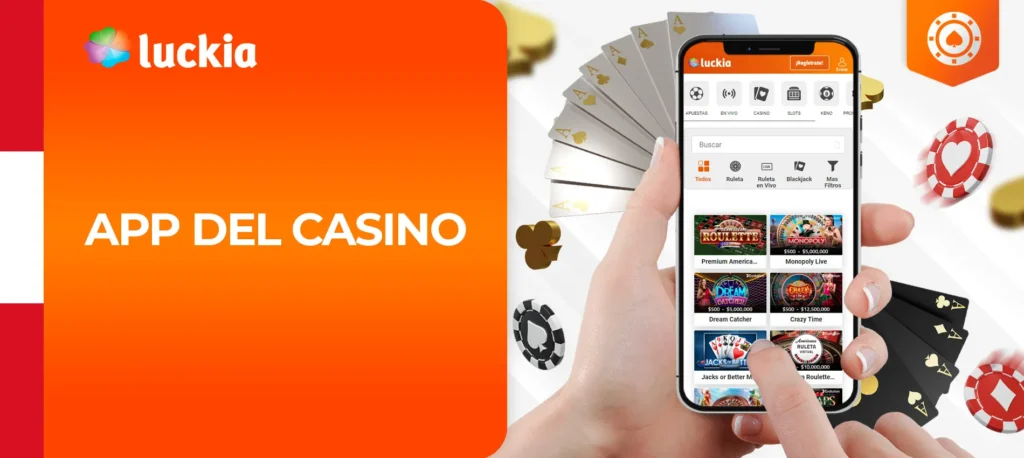 ¿Qué juegos online ofrece Luckia en su sección de casino?