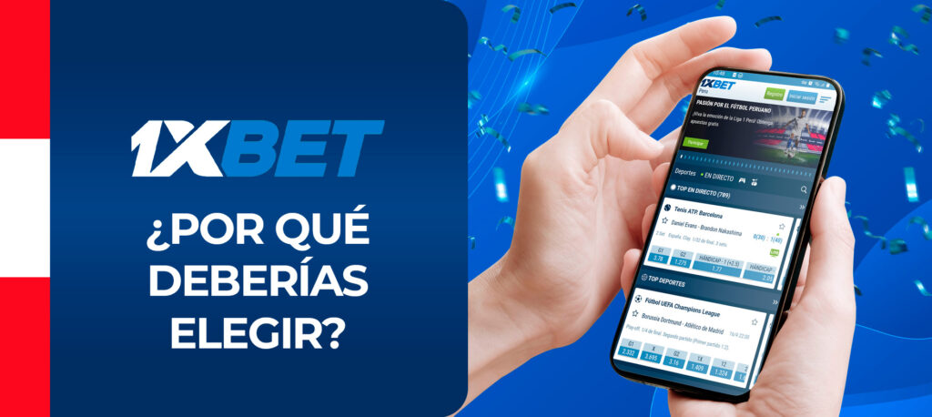 1xBet es una casa de apuestas confiable con grandes bonos en Peru