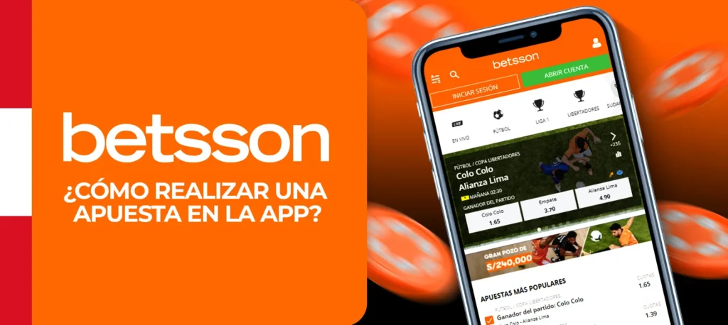 Instrucciones para apostar a través de la aplicación móvil de Betsson