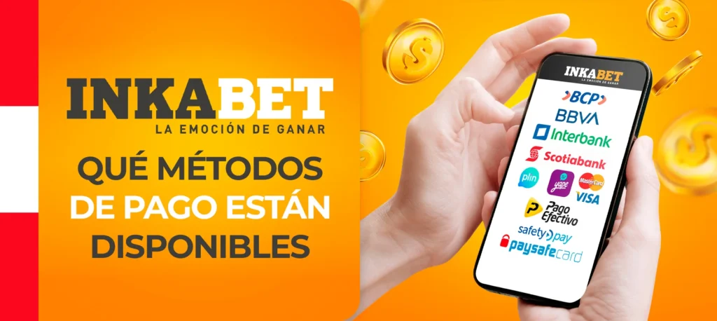 Resumen de los métodos de depósito disponibles en Inkabet Peru