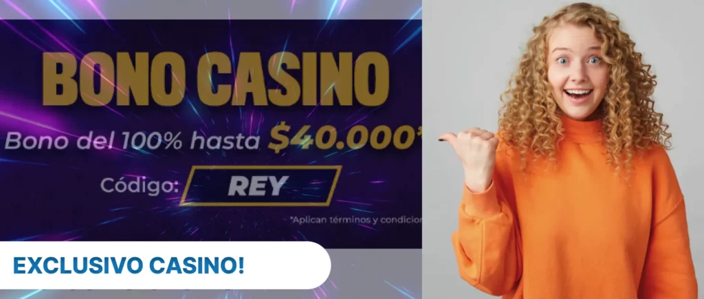 Bonos de casino exclusivos de hasta 40.000