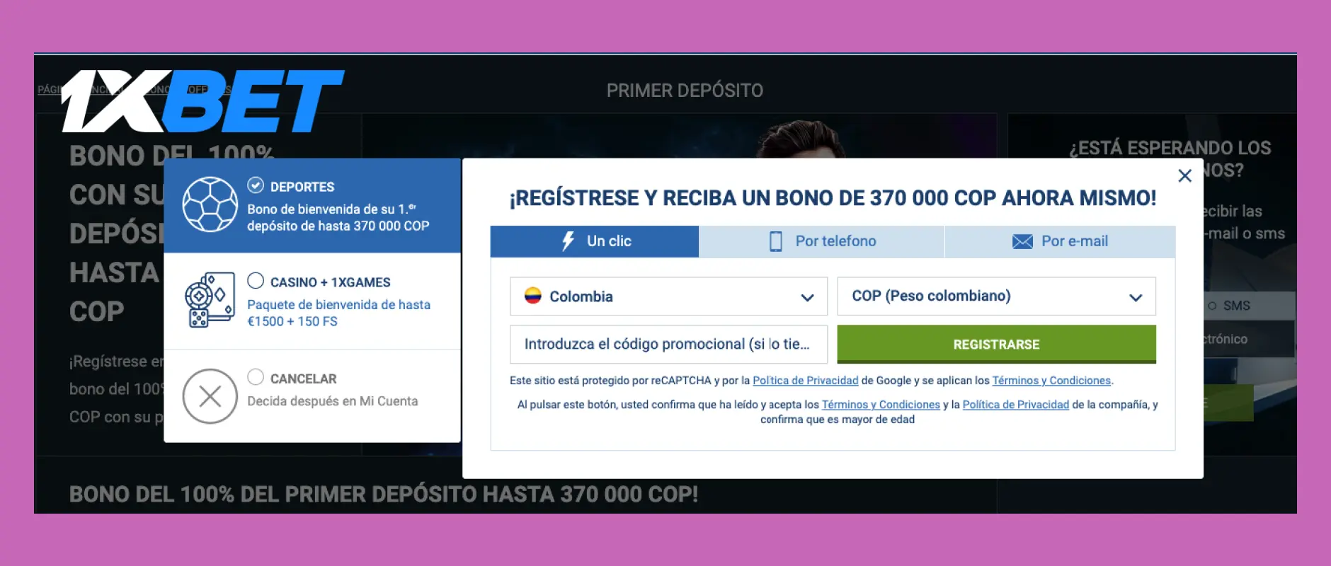 ¿Qué tan confiable es 1XBet Colombia