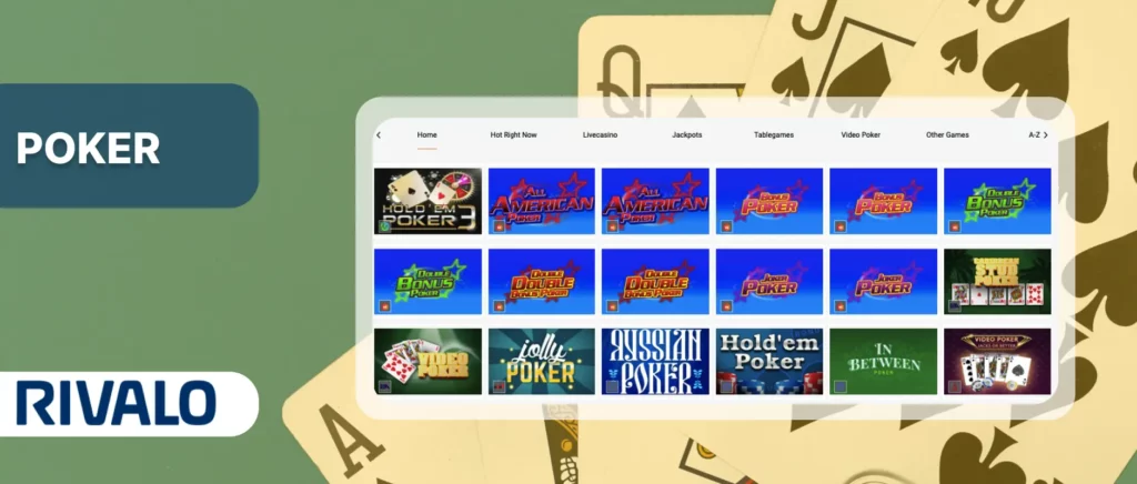 En la plataforma se puede jugar a los formatos de póquer más comunes por dinero real