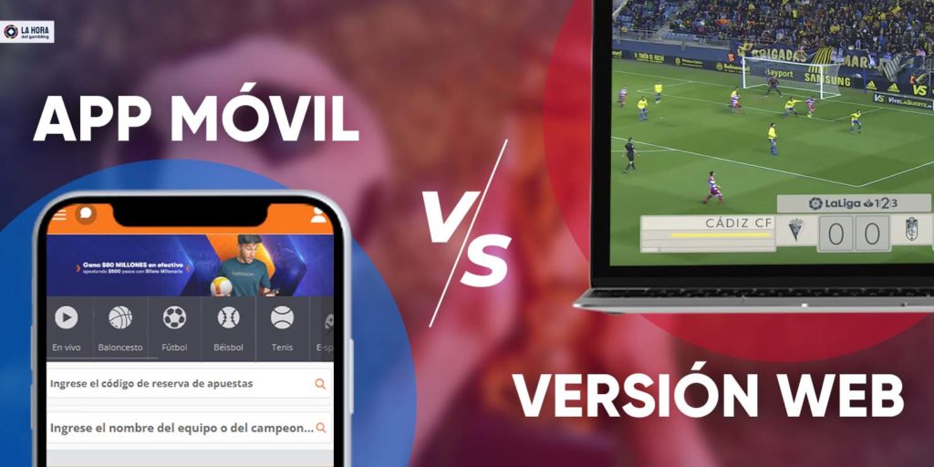 App móvil vs Versión Web