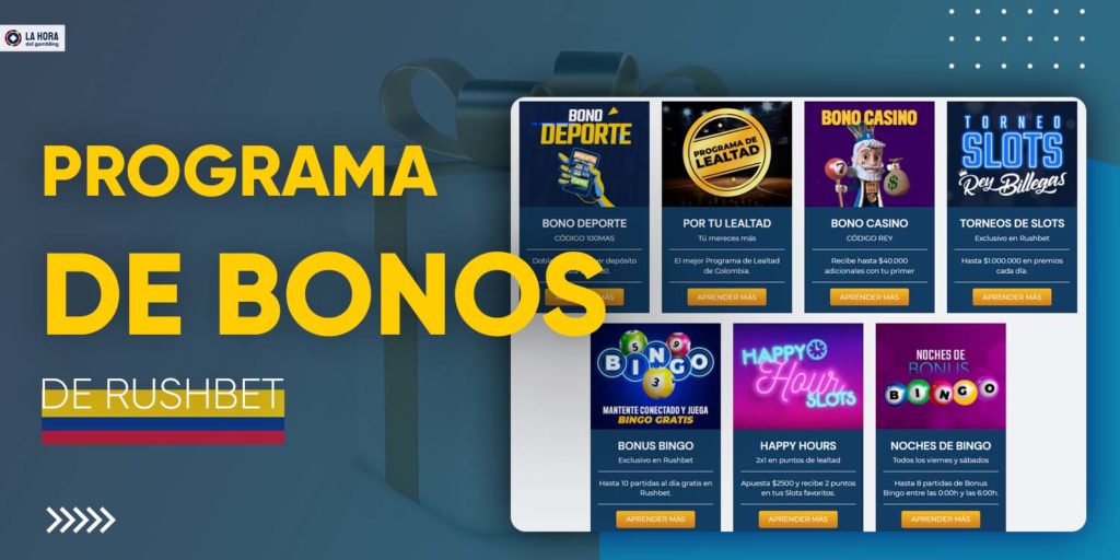 Programa de bonos de Rushbet