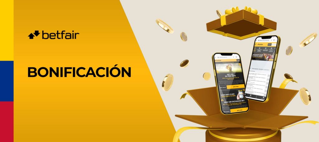 Todos los bonos y promociones para usuarios nuevos y experimentados en Betfair Colombia