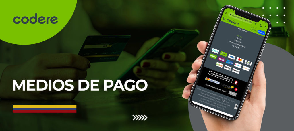 Cómo hacer tu primer depósito en la aplicación móvil de Codere en Colombia