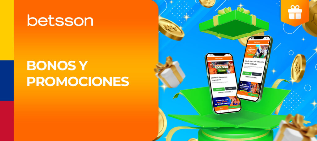 Todos los bonos y promociones en la aplicación móvil de Betsson para Android