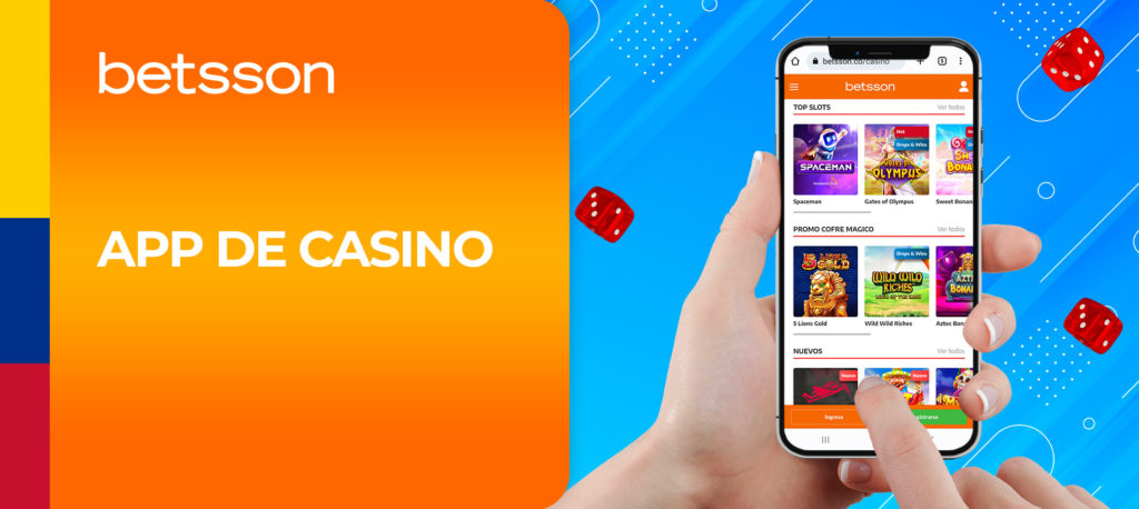 Juegos de casino y cartas en la aplicación móvil de Betsson para Android