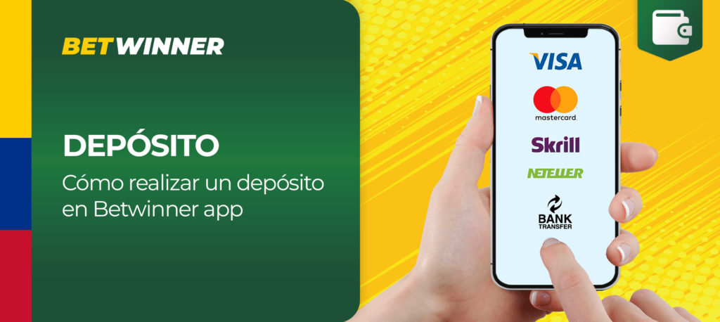 ¿Cómo hago mi primer depósito en la aplicación móvil de Betwinner en Colombia?