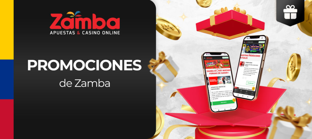 Todos los bonos y promociones de la casa de apuestas Zamba en Colombia