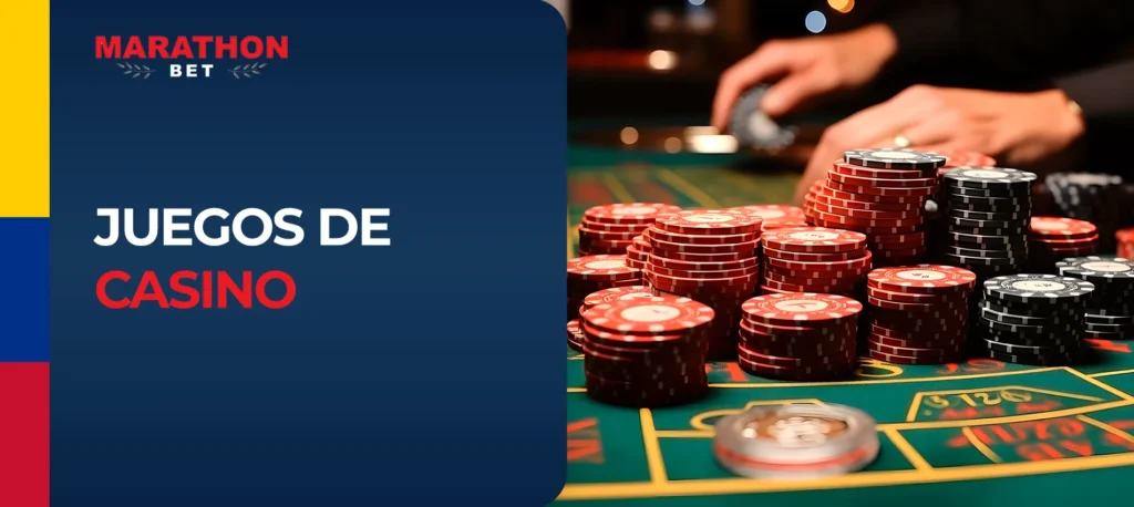 Tipos de juegos de casino en la plataforma Marathonbet