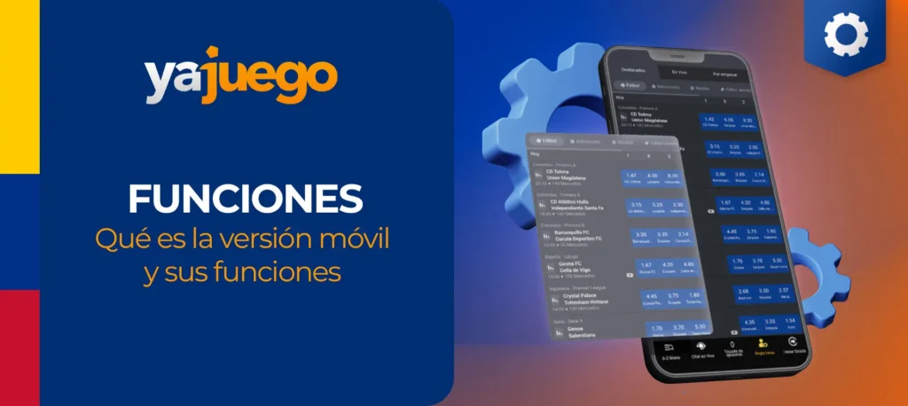 Características de la aplicación móvil de Yajuego en Colombia