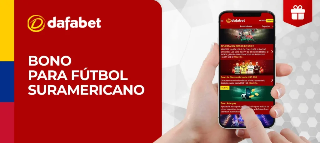 Revisión del bono de fútbol sudamericano de Dafabet Colombia