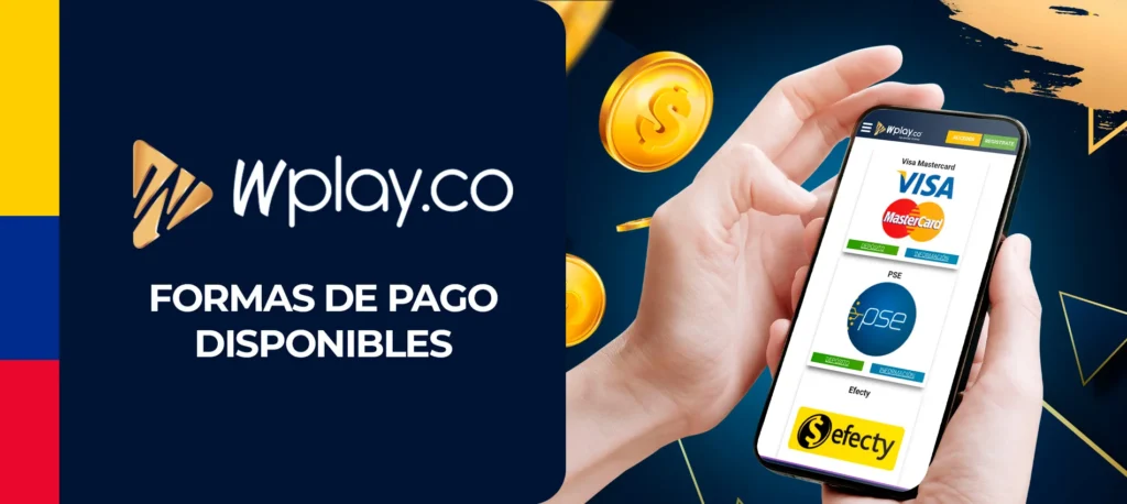 ¿Qué sistemas de pago están disponibles en Wplay Colombia?