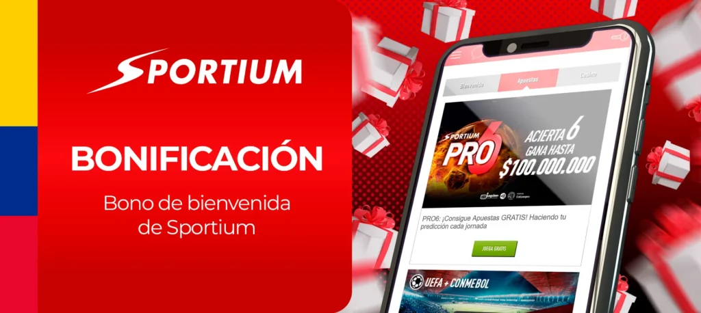 Resumen de los bonos y promociones de Sportium en Colombia
