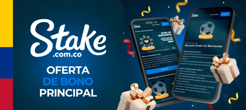 Los bonos y promociones de Stake.com Colombia son la principal herramienta para captar nuevos usuarios