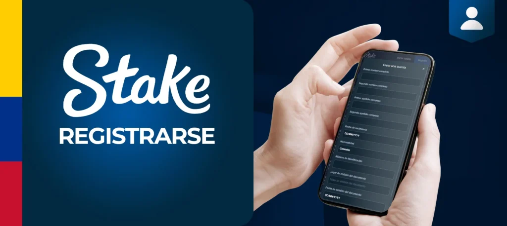 Instrucciones para inscribirse a través de la aplicación móvil Stake.com