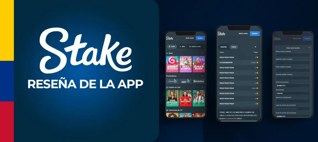 Reseña sobre la aplicación móvil Stake.com en Colombia